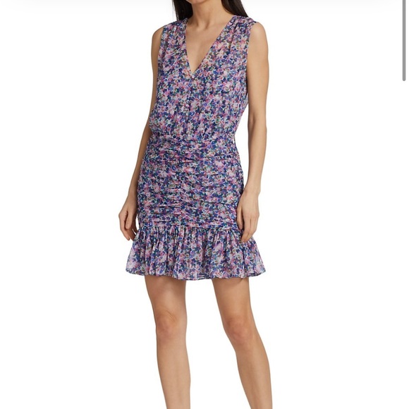 VERONICA BEARD - CAYSON DRESS - CREAM MULTI - SIZE 6- NEW WITH TAGS - Picture 2 of 7